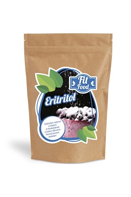 Eritritol, îndulcitor cu conținut scăzut de carbohidrați, FitFood, 500g