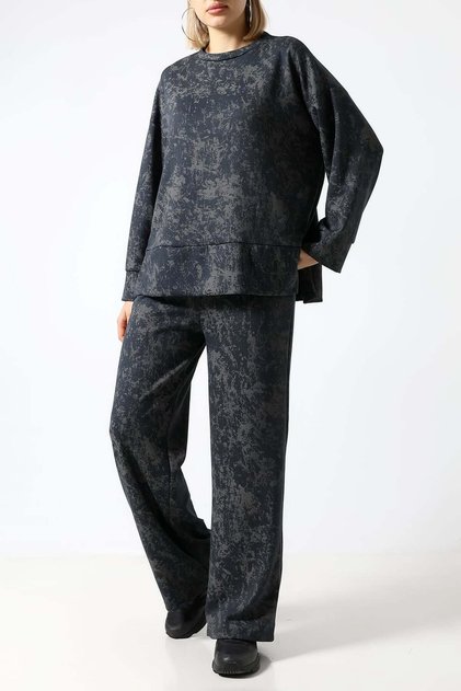 Printed Polyviscon Fabric Double Suit – Comfortable and Stylish Tunic & Pants Combination