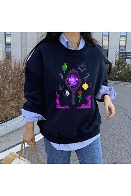 Villain Era'Bad Guy Era' Printed 3 Thread Crewneck Sweatshirt