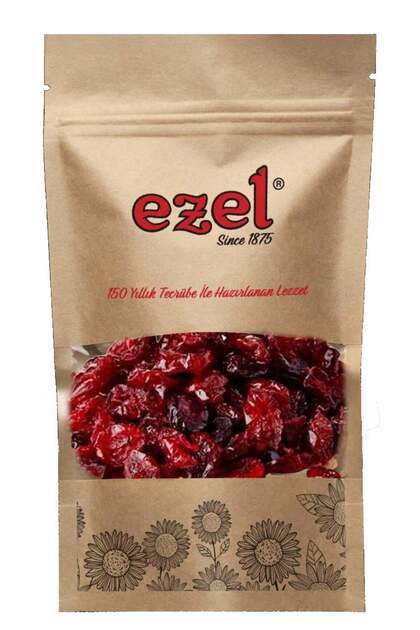 Kuruyemiş Turna Yemişi (Cranberry / Kızılcık) 500 g - Zipli Ambalaj