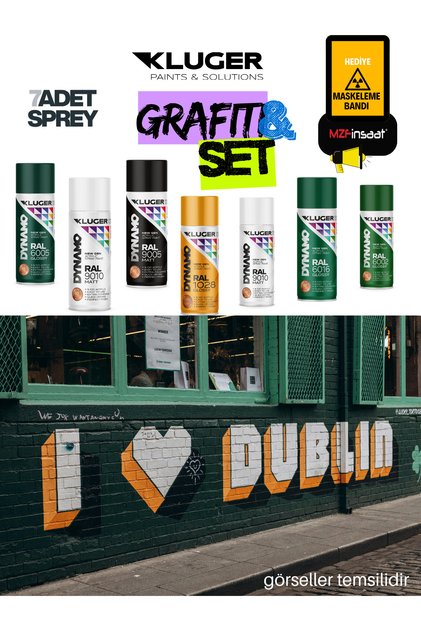 MZF Kluger Graffiti-Grafiti-Duvar-Beton-Ahşap-Plastik-Demir-Metal