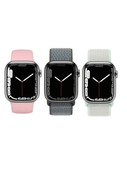 3pcs Watchband Replacement for Apple Watch 41/40/38mm Series 8/7/6/5/4/SE