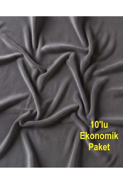 Füme Kedi ve Köpek Polar Battaniye 10'lu Ekonomik Paket-Kalın,Sıcak Tutan,Hızlı Kuruyan 70x90cm