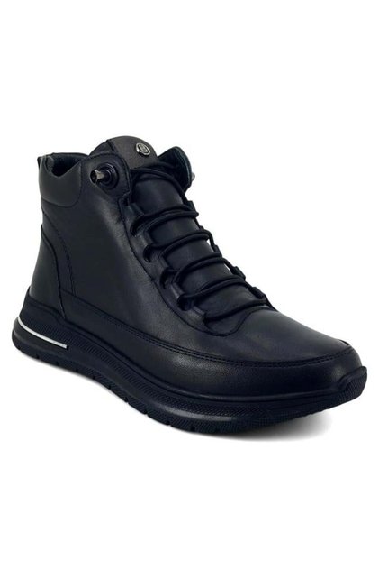 5001 Genuine Leather Daily Women's Boots-Black