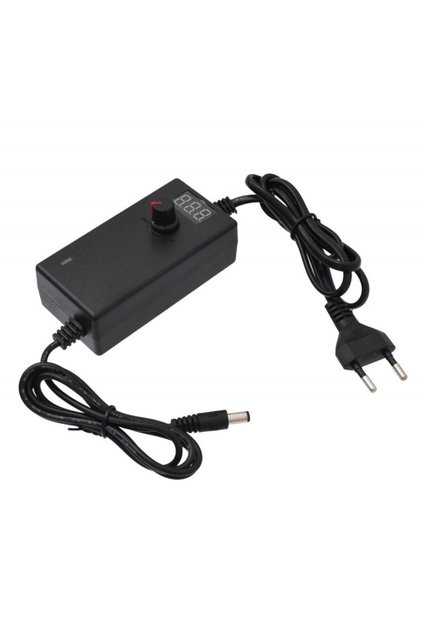 Sursă de alimentare reglabilă, reglare a tensiunii, mufă CC 2,1 mm, 3V-12V CC, 2A