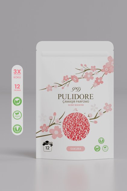 Granül Çamaşır Parfümü & Çamaşır Yumuşatıcı Sakura 126 gr ( 12 Yıkama )
