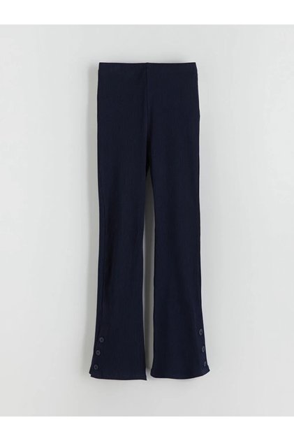 Girls' Leggings with Elastic Waist and Flared Legs (W5)