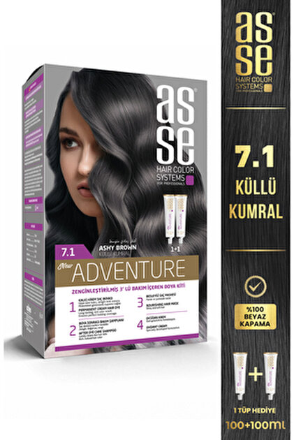 asse Adventure Set Saç Boyası No:6.64 Koyu Kumral Kızıl Bakır