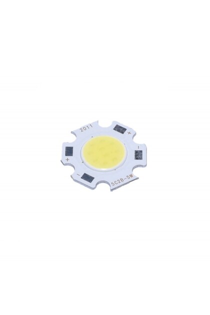 LED Cob 5W -11mm, студено бяло