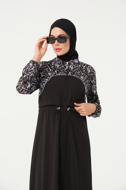 Quick-Drying Fully Covered Long Hijab Swimsuit