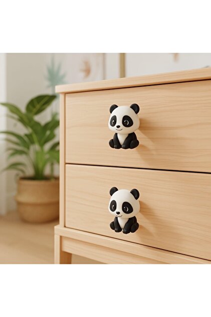 Panda model dolap kulbu bebek ve çocuk odası (TEK ADET)