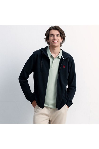 Men's Slim Fit French Terry Zip-Up Hoodie