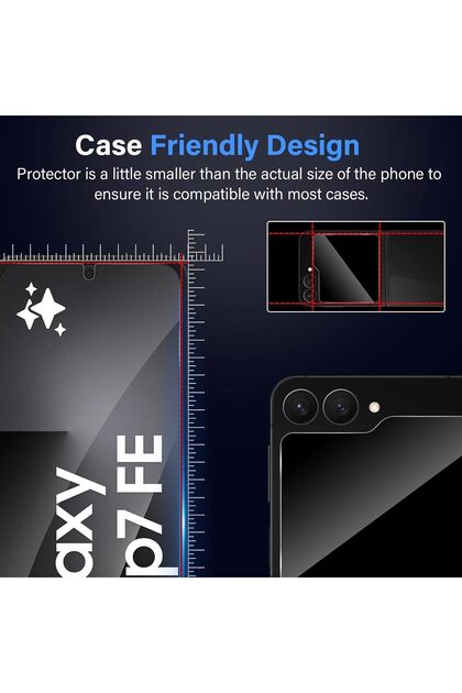 aheaks Samsung Galaxy Z Flip7 FE Hayalet Ekran Koruyucu Tüm