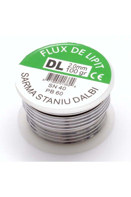 Pastă Fludor (flux de lipire) pe rolă 100g 2mm SN40/PB60