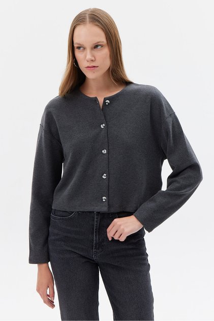 Women's Buttoned Cardigan