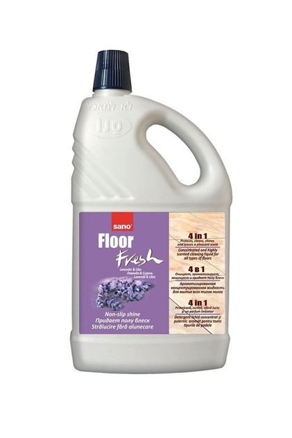 Течен почистващ препарат за под, Floor Fresh Лилак, 1л