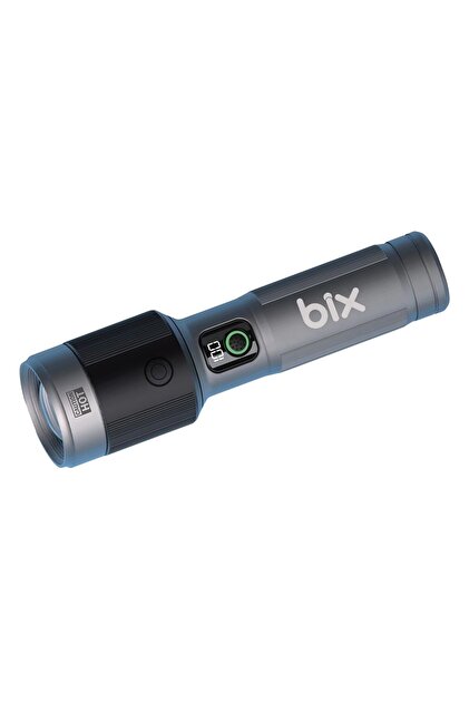 Bix BX5101FL 2300 Lümen 60W Led El Feneri Teleskopik Zoom Metal