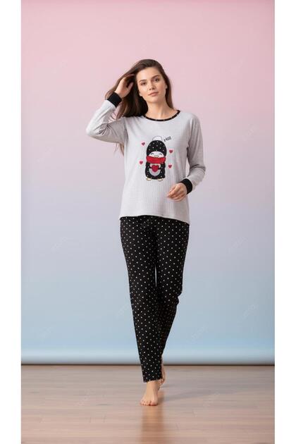 WOMEN'S COTTON PAJAMA SET INTERLOCK FABRIC