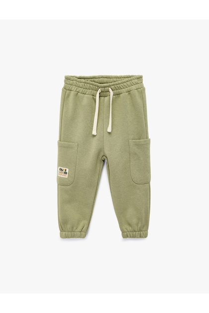Şardonlu Beli Lastikli Basic Jogger Eşofman Altı
