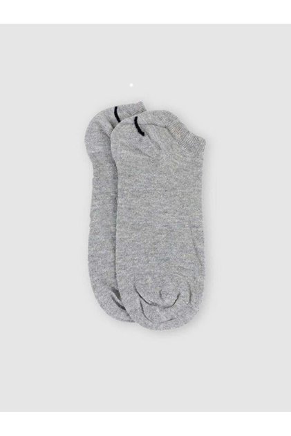 Carmen Unisex 2'li Paket 4 Çift Çorap Gri