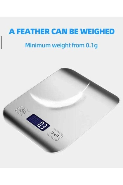 Digital Food Scale Stainless Steel – Capacity up to 10 kg