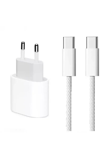 Set incarcator Fast Charge pentru iphone Samsung bloc incarcare 25W + cablu type C