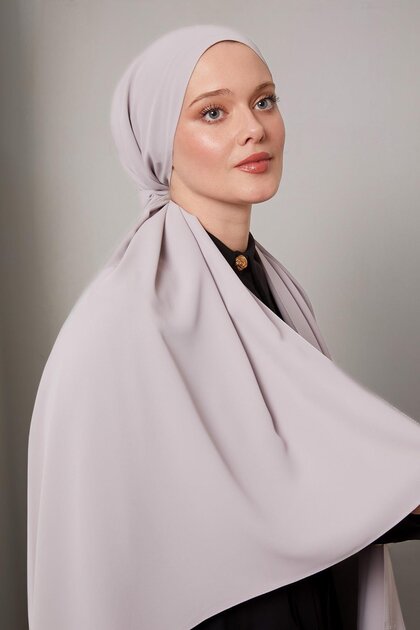 شال تينسل منقوش باللون الليلكي