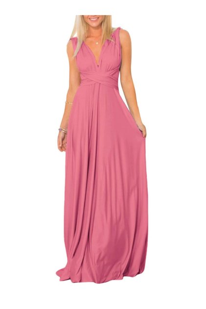 Rochie de seară lungă, fără mâneci, tip bandaj, pentru femei, OBEEII, mărimea XS, multifuncțională