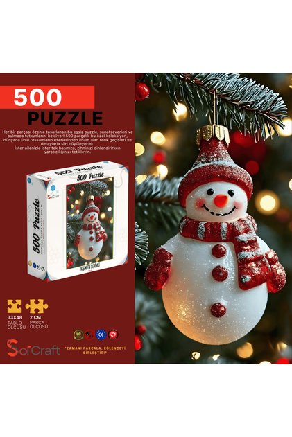 500 Piece Puzzle the Cutest Memory of Winter