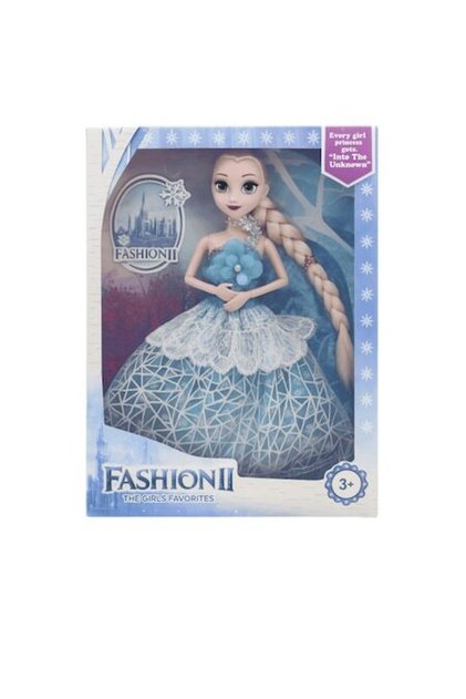 Păpușă pentru fete Prințesa de gheață Mixbo, din plastic, 30 cm, 3+ ani