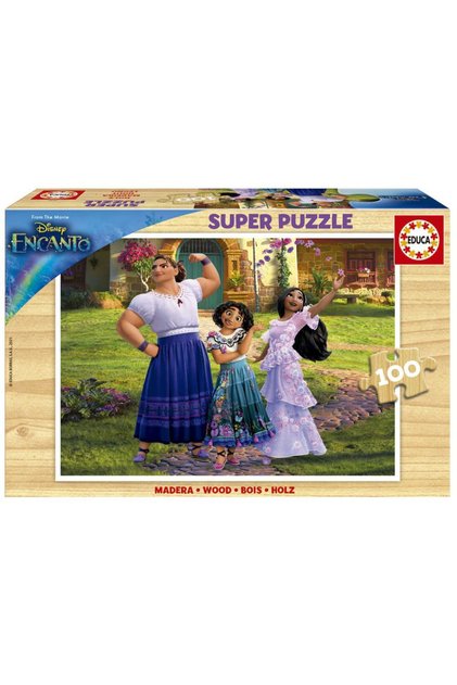 Puzzle din lemn 100 piese Encanto Disney 19199