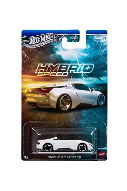 HOT WHEELS Silver Series Hybrid Speed BMW i8 Roadster 1/64 Model