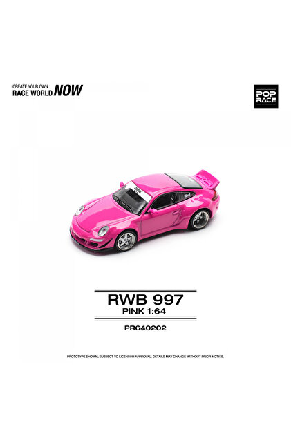 pop race 1 /64 Rwb 997 - Pink Model Araba - Fiyatı, Yorumları