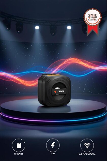 Torima Bluetooth Hoparlör Led Işıklı Outdoor Kablosuz Speaker D79