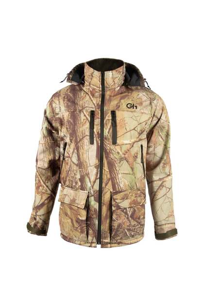 Challenger - Softshell Mont Rüzgara ve Suya Geçirmez Avcı Montu Orman Kamuflajı Oak - 280 001