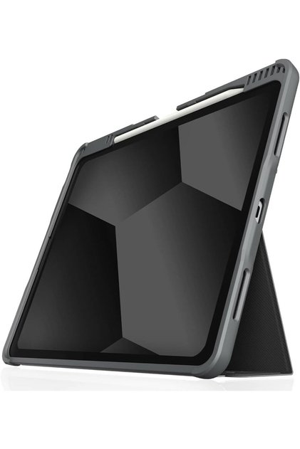 Dux Plus Rugged Case for iPad Air 13" (M2 2024) - Military Drop Protection, Pencil Holder, Black