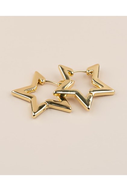Astryn Star Hoop Xuping Steel Earrings
