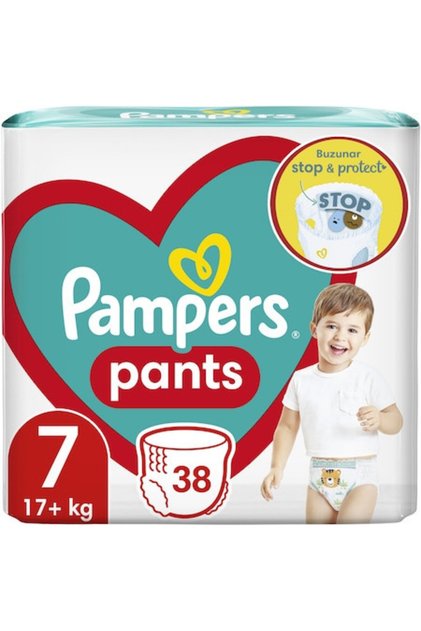 Scutece Jumbo Pack mărimea 7, 17+ kg, 38 buc.
