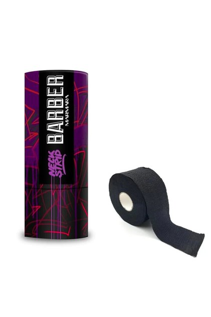 Set gulere de frizerie 5 role x100 buc Negre de frizerie