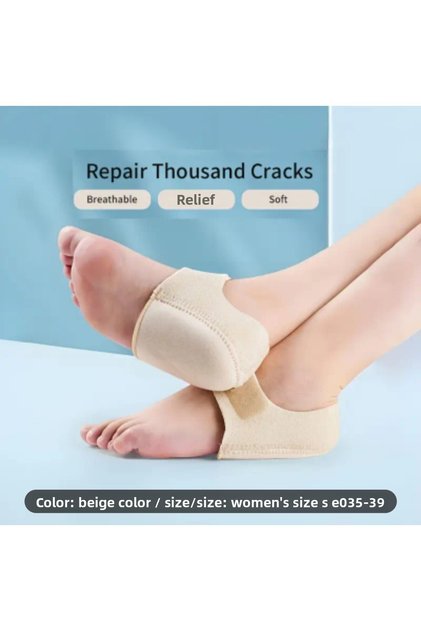 Me-Teng 1 Pair Heel and Heel Cushion - Soft Gel Cushions for Odor-Free Foot Care(S 35-39)
