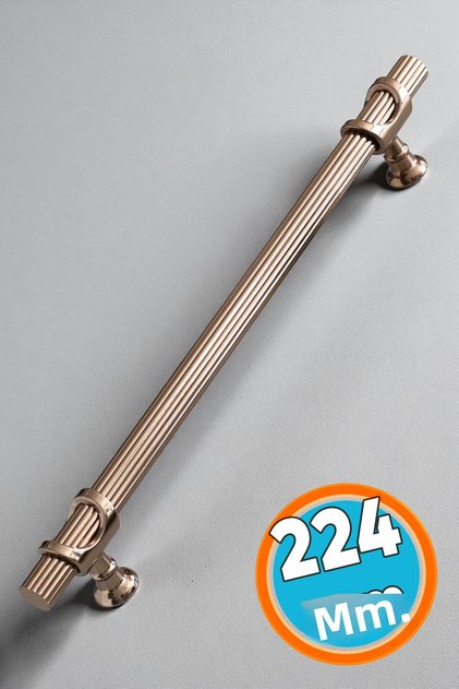 Furniture Cabinet Drawer Cover Kitchen Cupboard Handles Knob Handle Bronze Metal Handle 224 Mm-22.4 cm