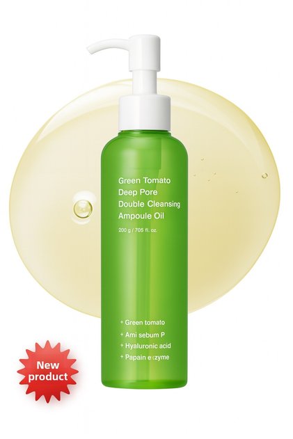 Green Tomato Double Cleansing Ampoule Oil / Double Effect Cleansing Oil 200g