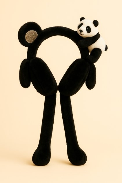 Panda Accessory Ear Protection Crown