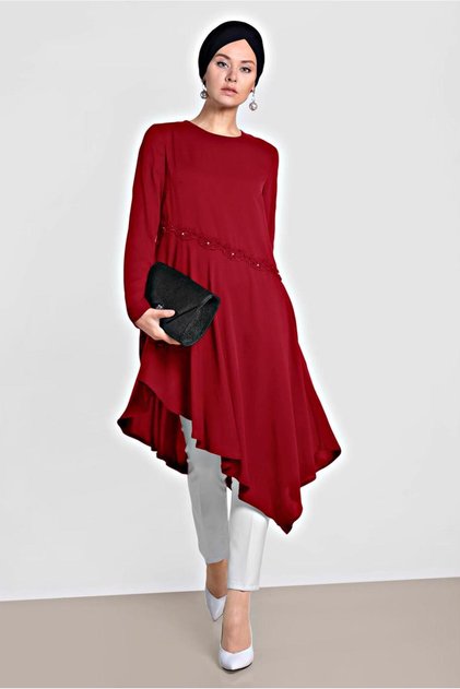 Asymmetric Cut Tunic 4250