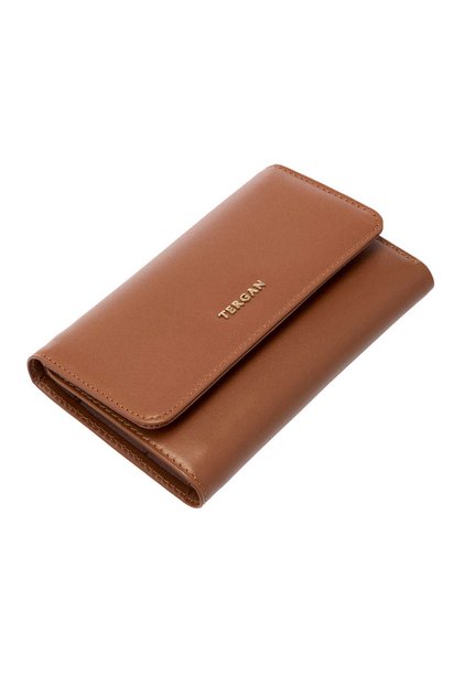 Tan Genuine Leather Women's Wallet - S1Cb00005730-D12