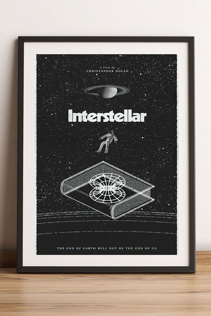 Kağıt Poster Interstellar Kuşe Kalın (30X42 CM)