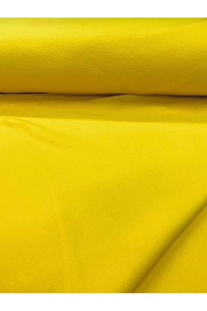 Yellow Universal Quality Non-Pilling Thick Fleece Fabric Width 180cm (1 Piece=1 Meter)