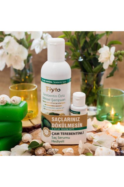 Pine Turpentine Extract Shampoo 500 ml + Hair Serum 75 ml