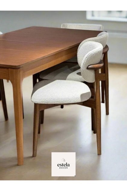 Bohem Polo Ahşap Yemek Sandalyesi /Cafe/Restoran