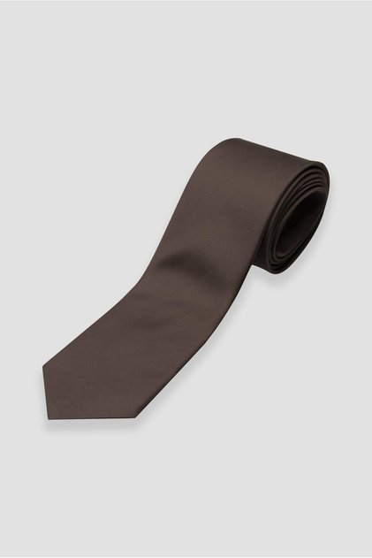 Cravată 8 cm Microfibră Poliester Maro Cravată simplă pentru bărbați